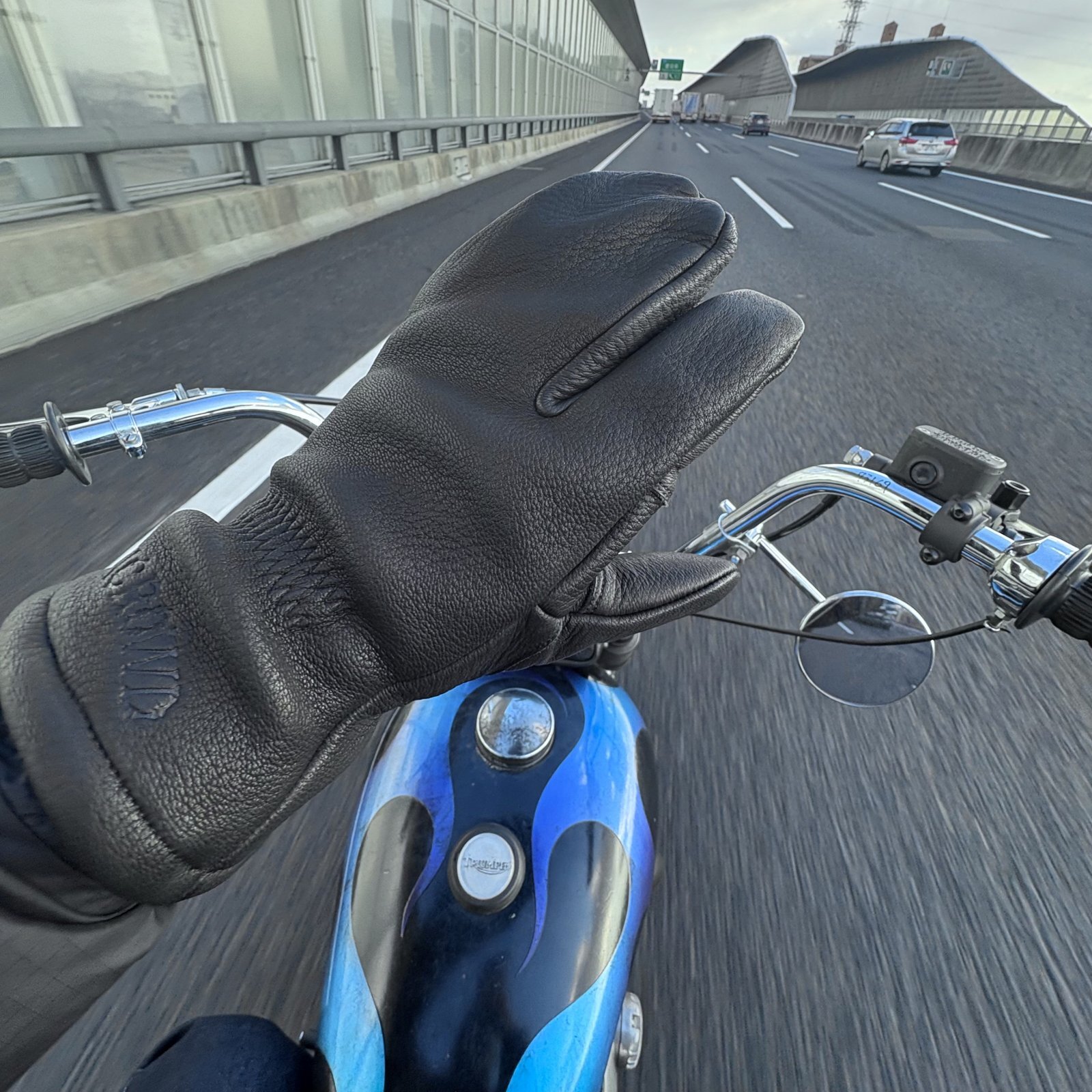 UNCROWD (アンクラウド) | DEERSKIN HEAVY TRIGGER GLOVE [BLACK