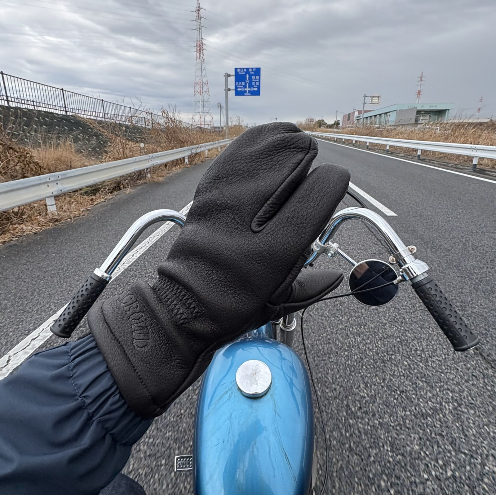 UNCROWD (アンクラウド) | DEERSKIN HEAVY TRIGGER GLOVE [BLACK