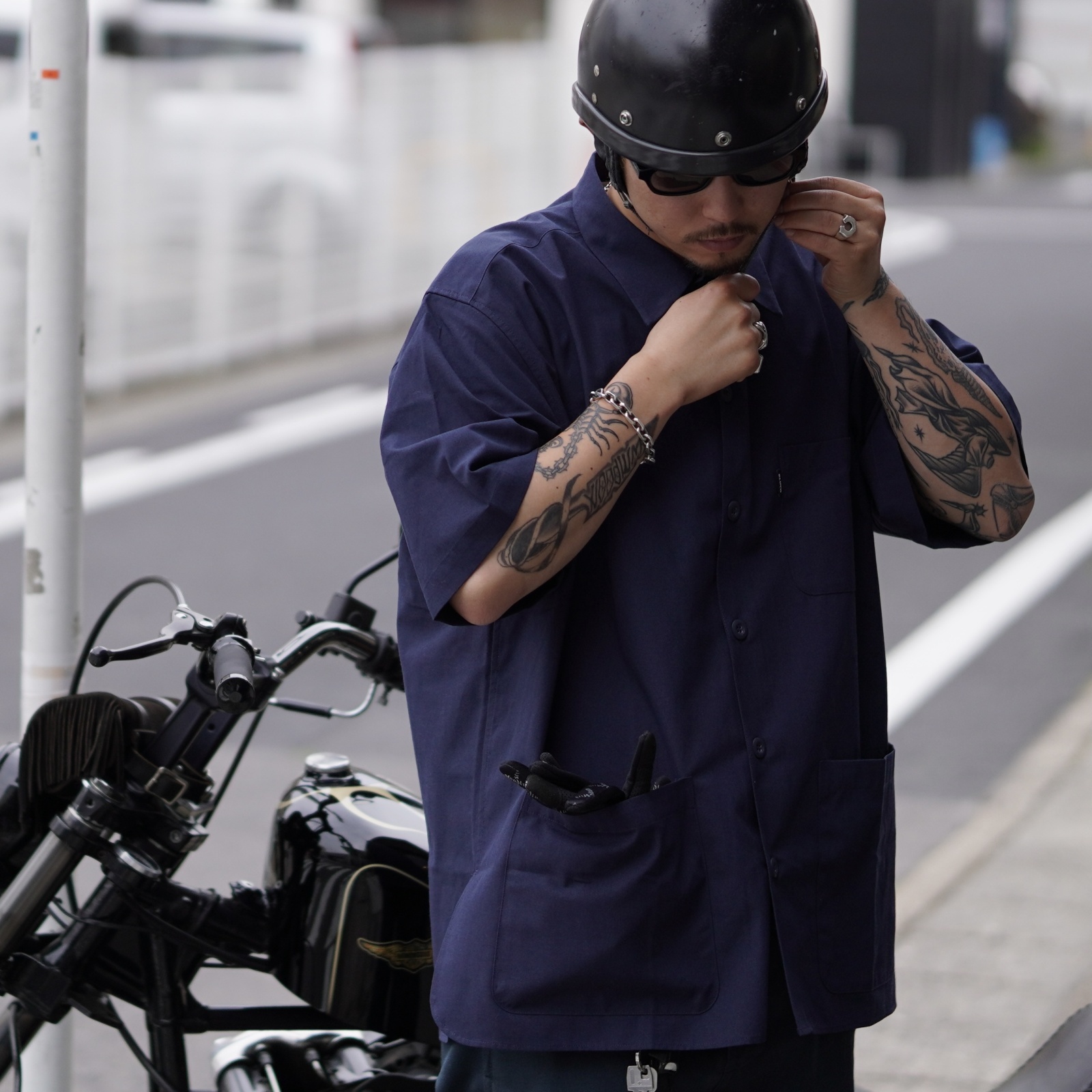 画像5: BLUCO (ブルコ) | GARAGE WORK SHIRT S/S  (5)