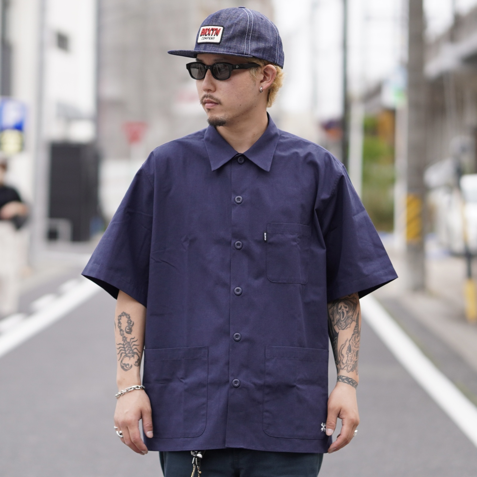 画像1: BLUCO (ブルコ) | GARAGE WORK SHIRT S/S  (1)