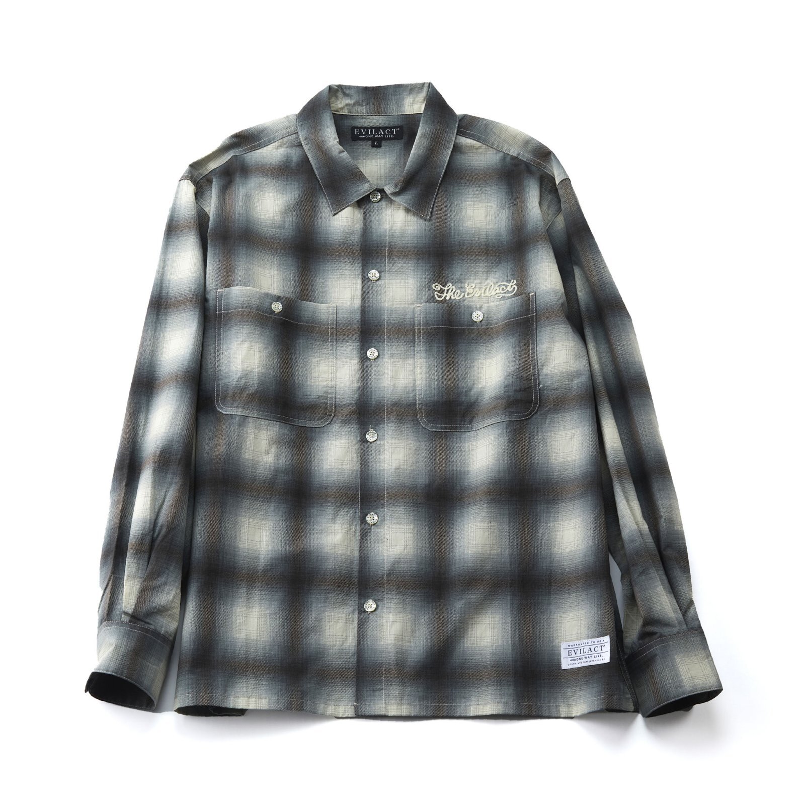 画像1: EVILACT (イーヴルアクト) | OMBLE SHIRT  (1)