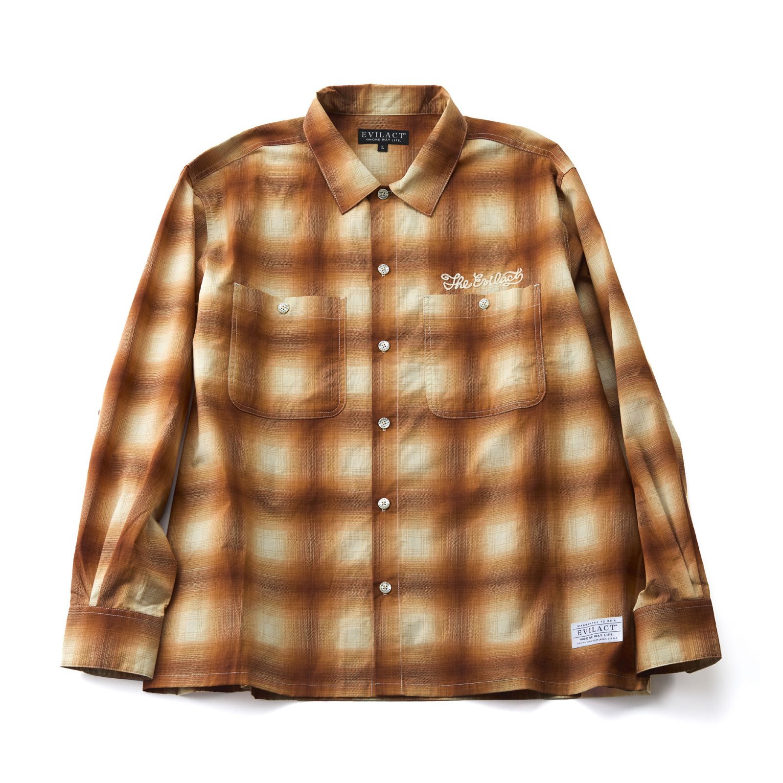 画像1: EVILACT (イーヴルアクト) | OMBLE SHIRT  (1)