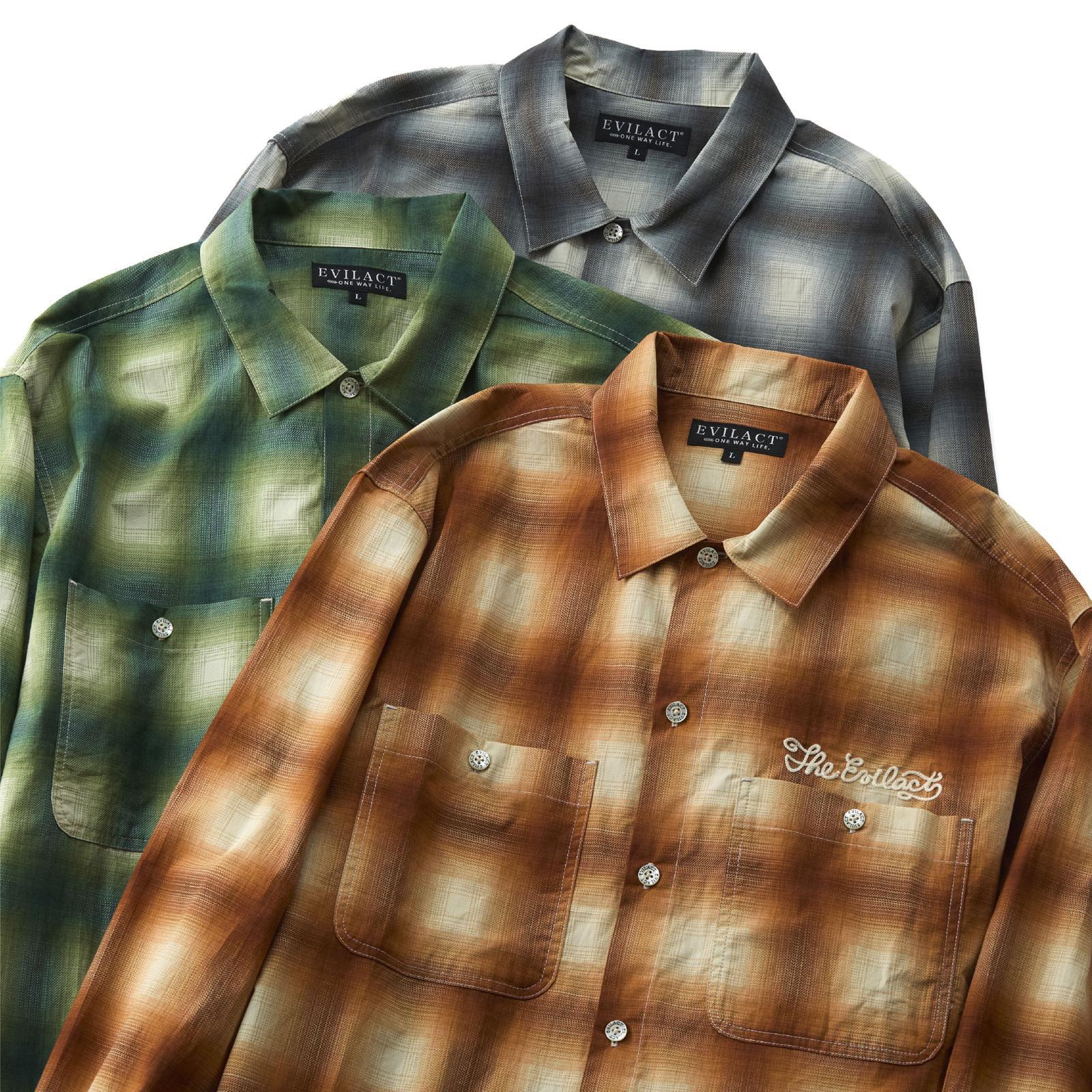 画像: EVILACT (イーヴルアクト) | OMBLE SHIRT 