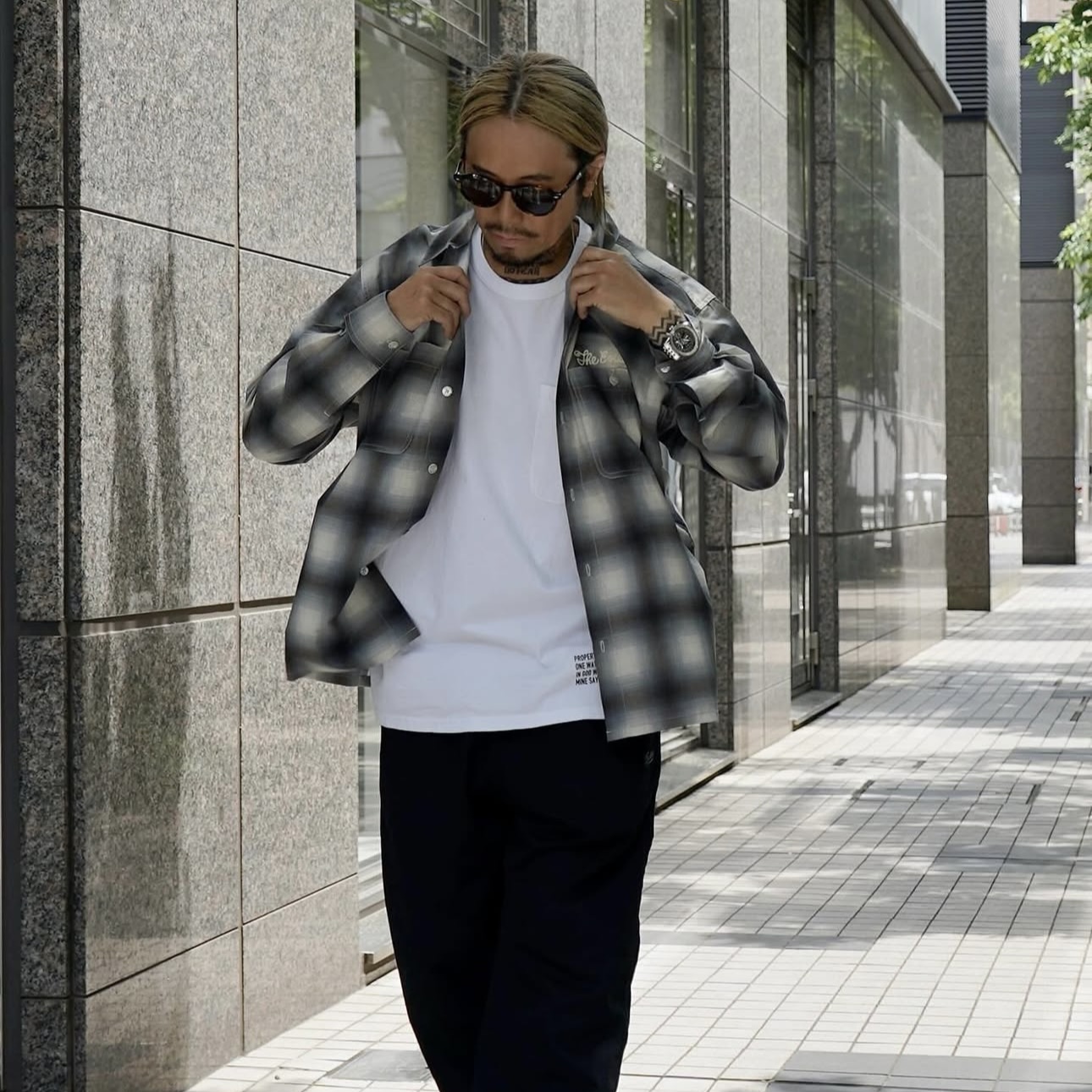 画像6: EVILACT (イーヴルアクト) | OMBLE SHIRT  (6)