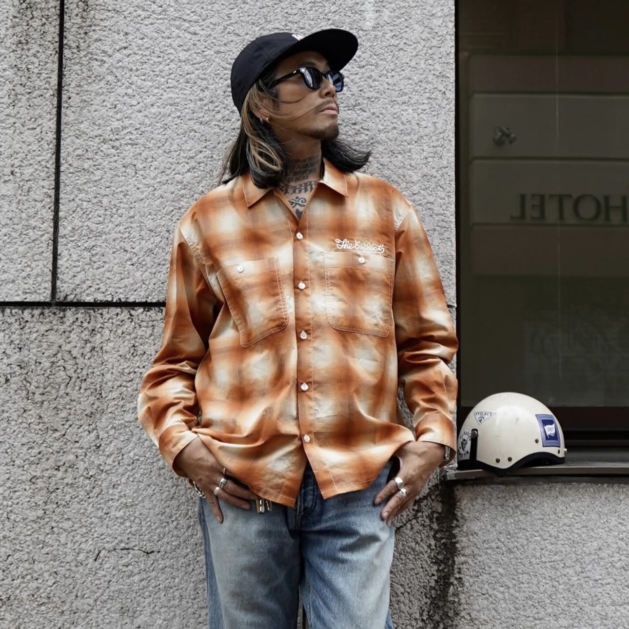 画像7: EVILACT (イーヴルアクト) | OMBLE SHIRT  (7)