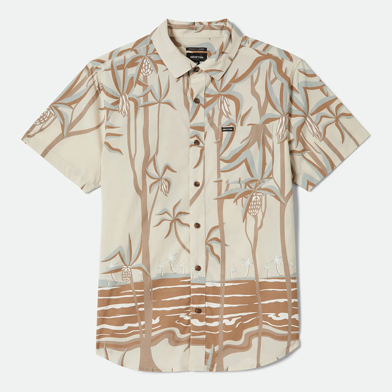 画像1: BRIXTON (ブリクストン) | CHARTER PRINT S/S WVN  (1)