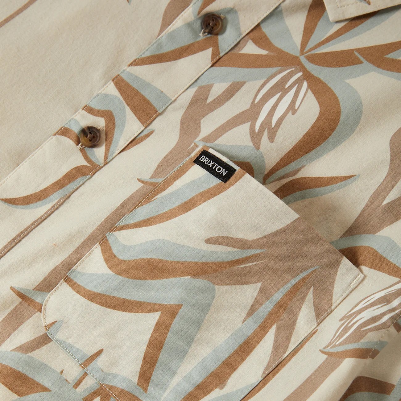 画像6: BRIXTON (ブリクストン) | CHARTER PRINT S/S WVN  (6)