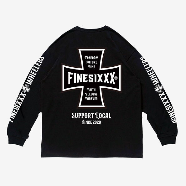FINESIXXX (ファインシックス) | FINE CROSS L/S [BLACK] | 通販