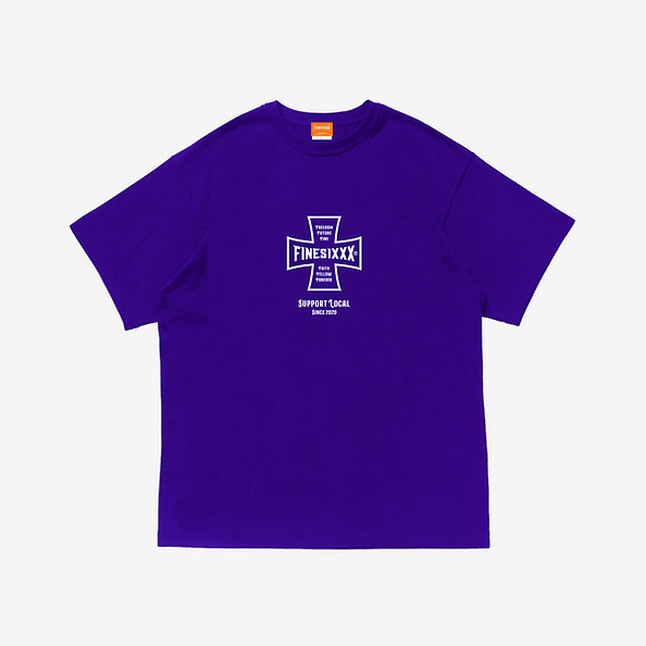 画像2: 【20%OFF】FINESIXXX (ファインシックス) | FINE CROSS TEE  (2)