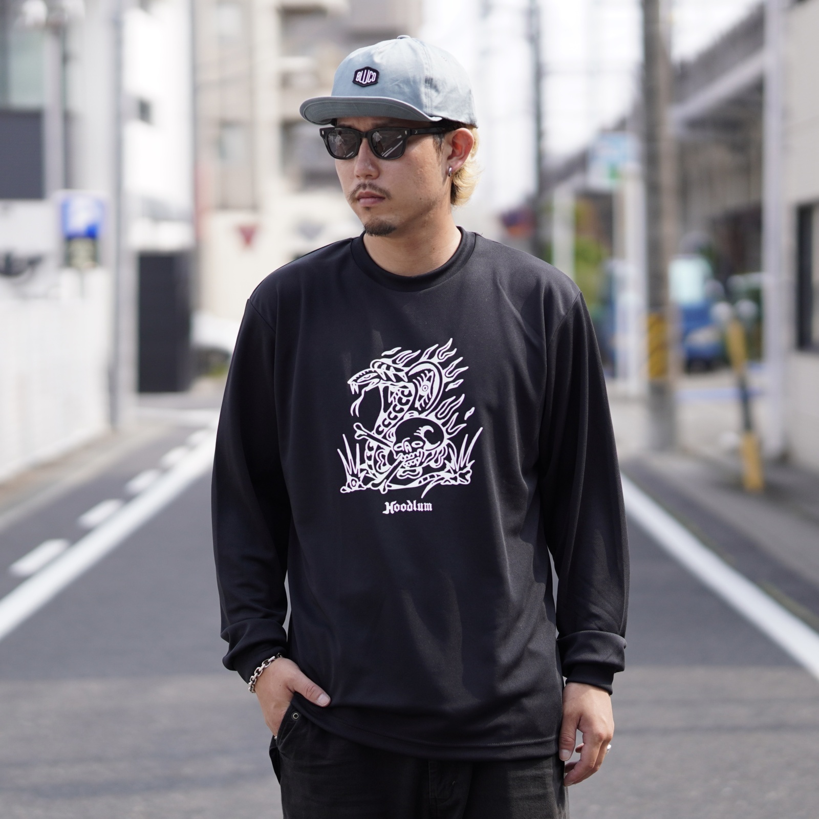 画像2: Hoodlum (フッドラム) | SNAKE & SKULL DRY MESH JERSEY  (2)