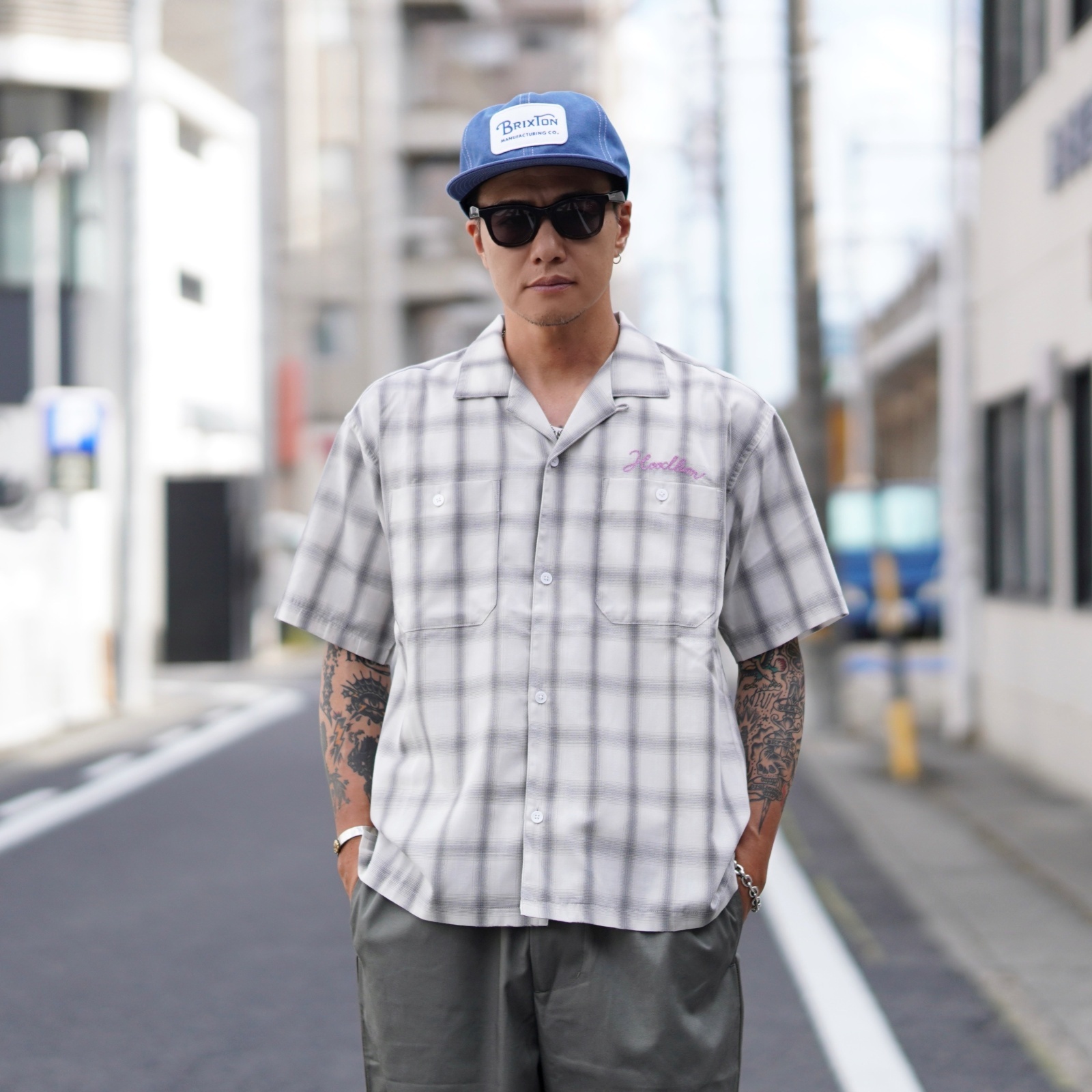 画像1: Hoodlum (フッドラム) | S/S CHECK SHIRTS  (1)