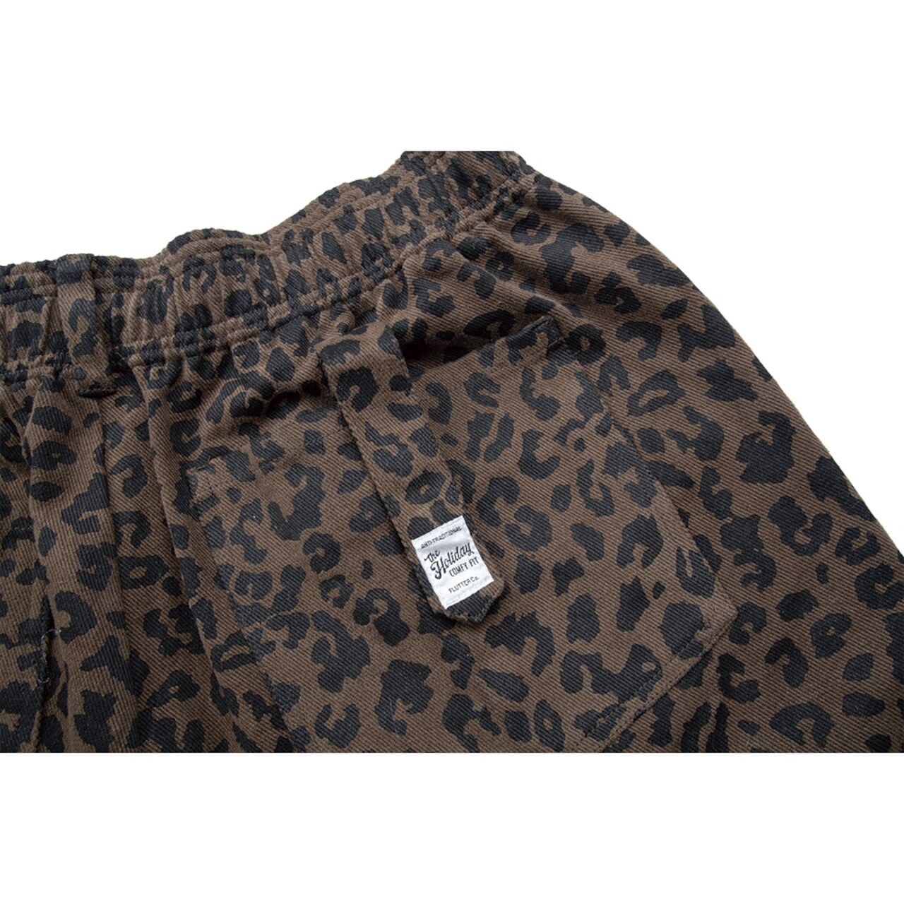 画像4: FLUTTER (フラッター) | The Holiday - Comfy fit- Leopard Cotton Twill Short Easy Pants  (4)