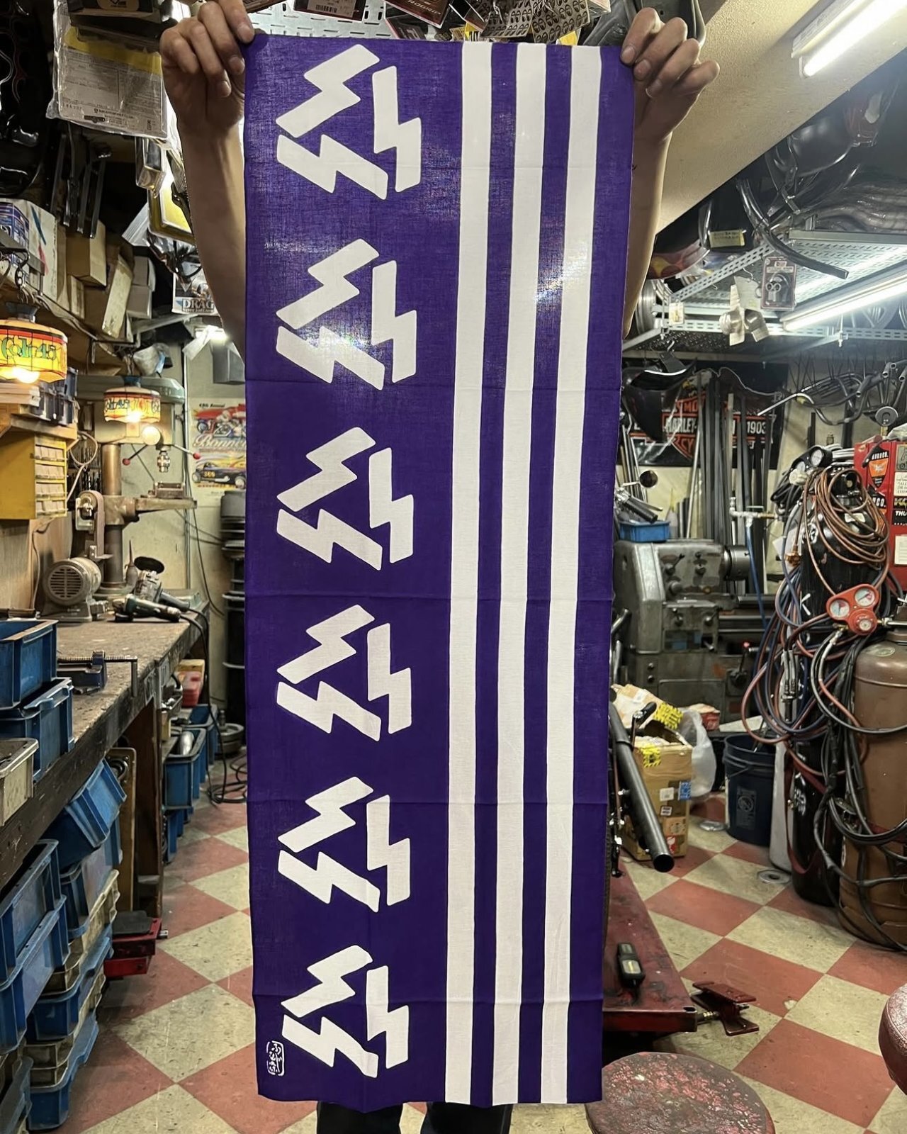 画像1: SAMS (サムズ) | 手拭い  (1)