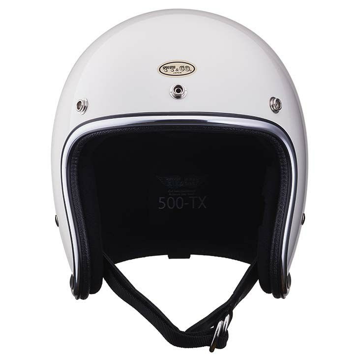 画像2: TT&CO. (ティーティーアンドカンパニー) | 500TX クロームトリム JET HELMET ヘルメット  (2)