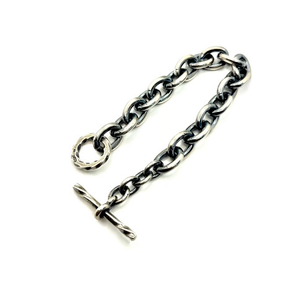 画像2: HATCHET Metal Work Studio (ハチェットメタルワークスタジオ) | HB-25-SP "SilverPlating"(Silver925 Parts) Bracelet  (2)