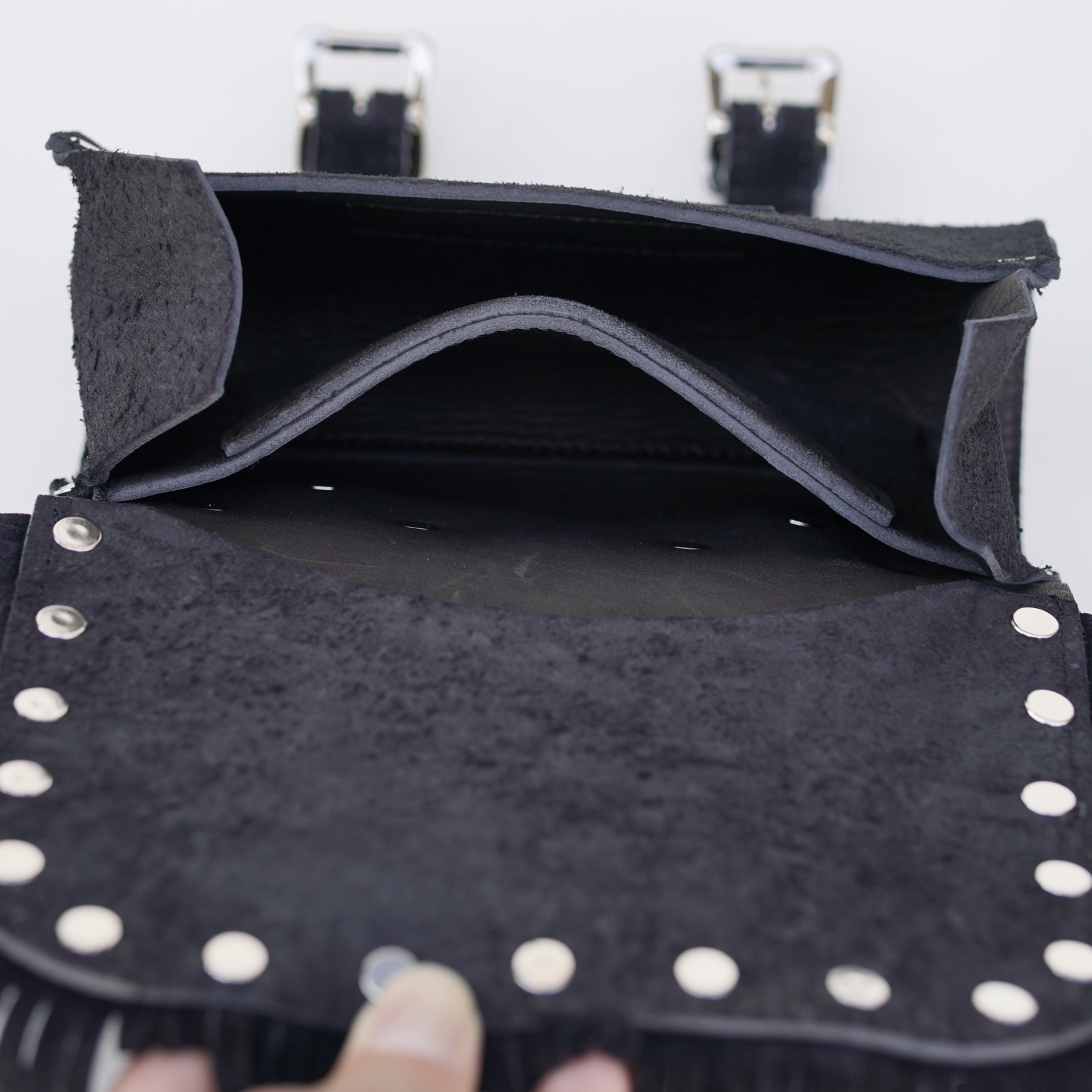 画像6: PANTYDROPPER × HOODLUM | RIVET FRINGE TOOL BAG  (6)