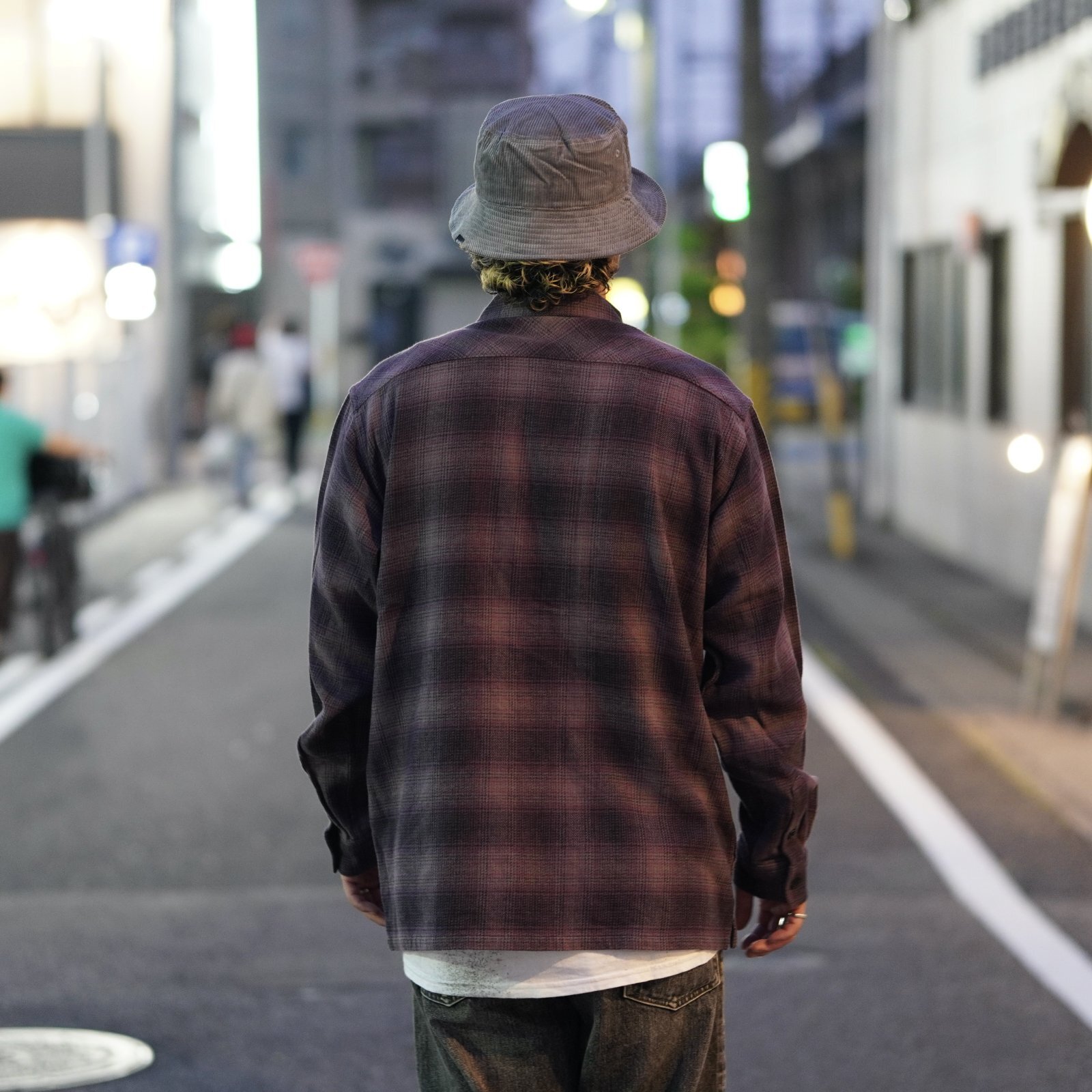 画像2: BLUCO (ブルコ) | OMBRE CHECK FLANNEL SHIRT  (2)