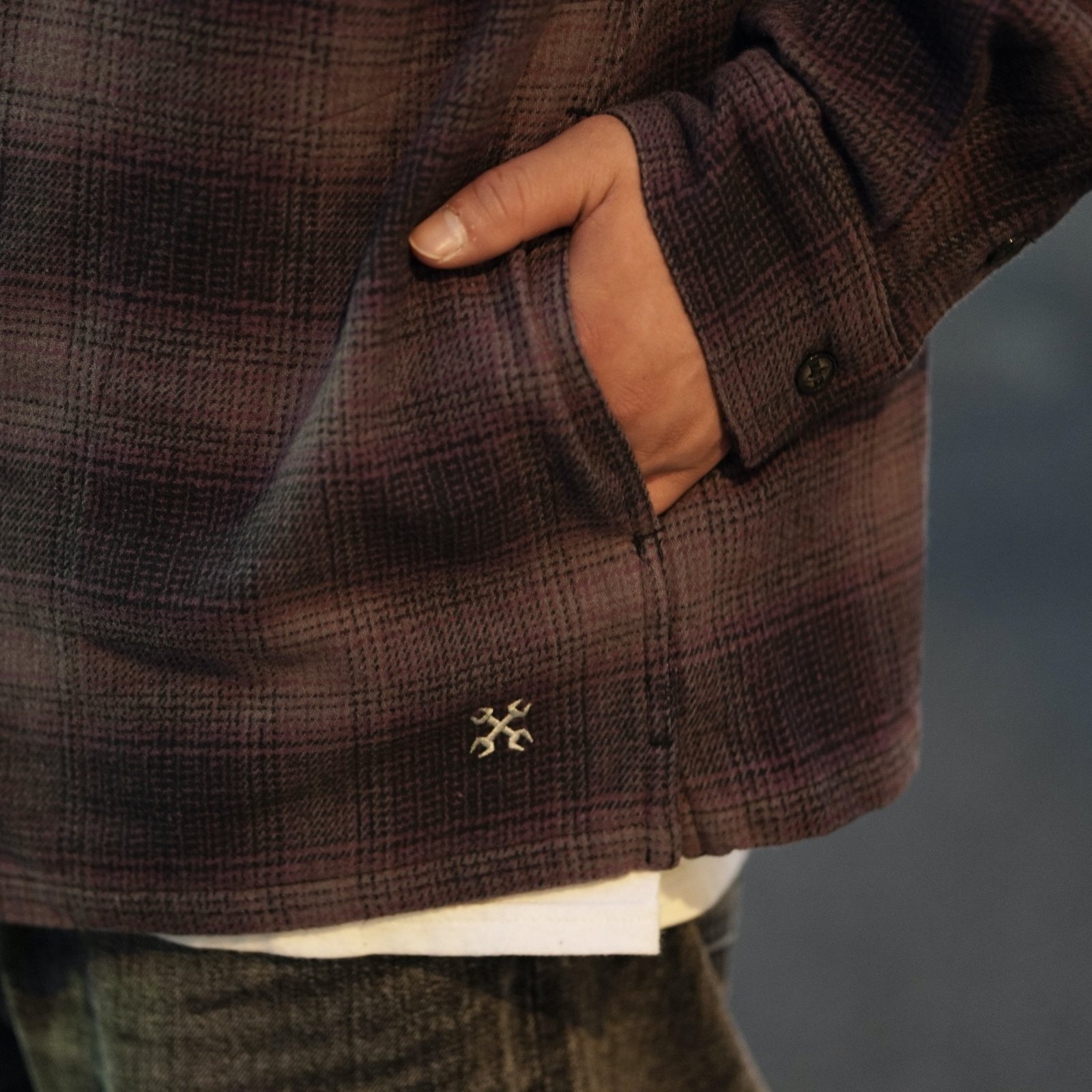 画像5: BLUCO (ブルコ) | OMBRE CHECK FLANNEL SHIRT  (5)