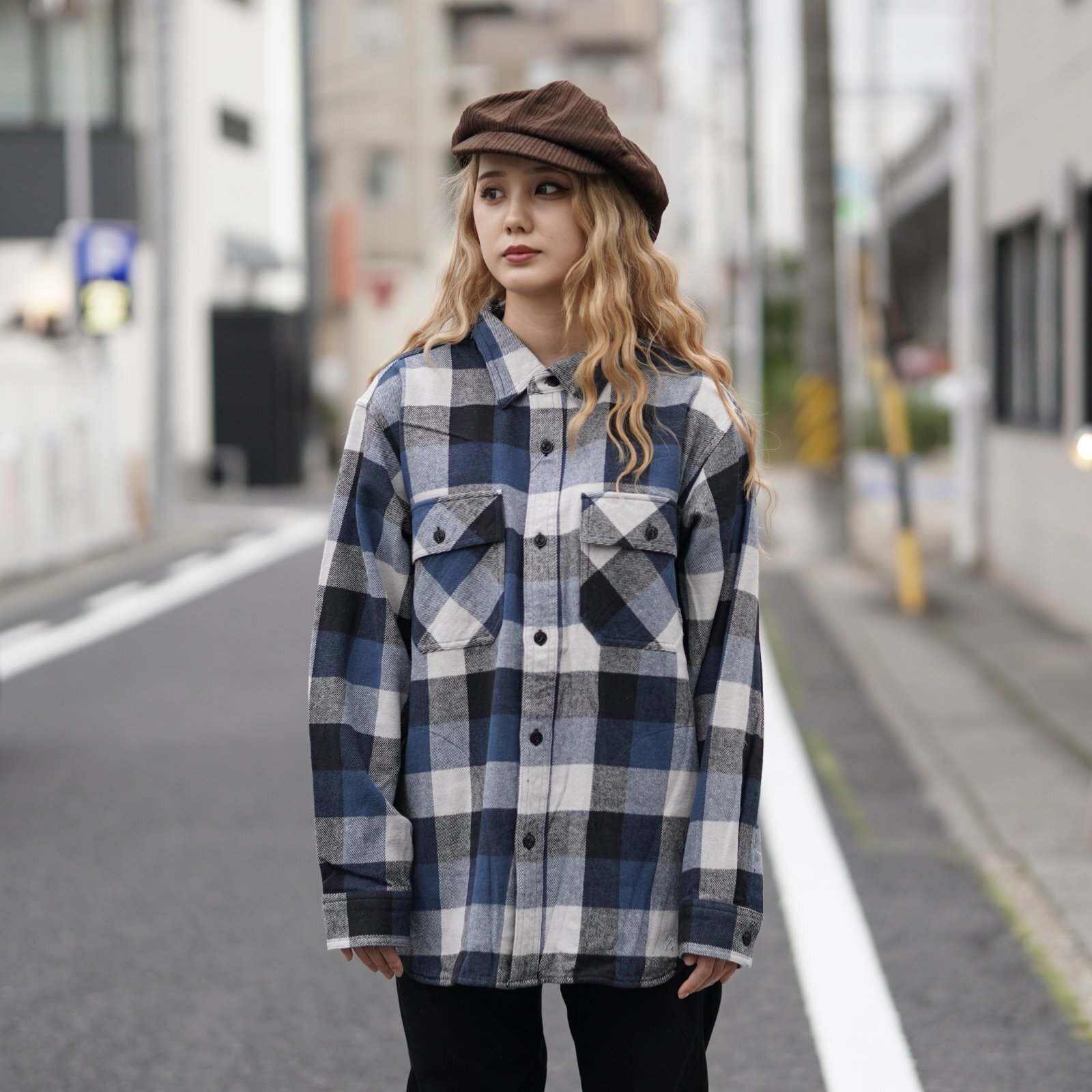 トップス BLUCO BUFFALO CHECK FLANNEL SHIRT BLUCO (ブルコ) | BUFFALO CHECK FLANNEL SHIRT [NAVY] | 通販