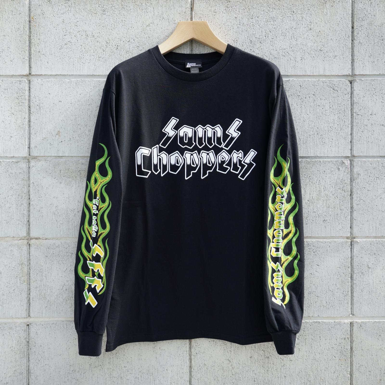 画像2: SAMS (サムズ) | SAMS FLAMES LONG SLEEVE TEE  (2)