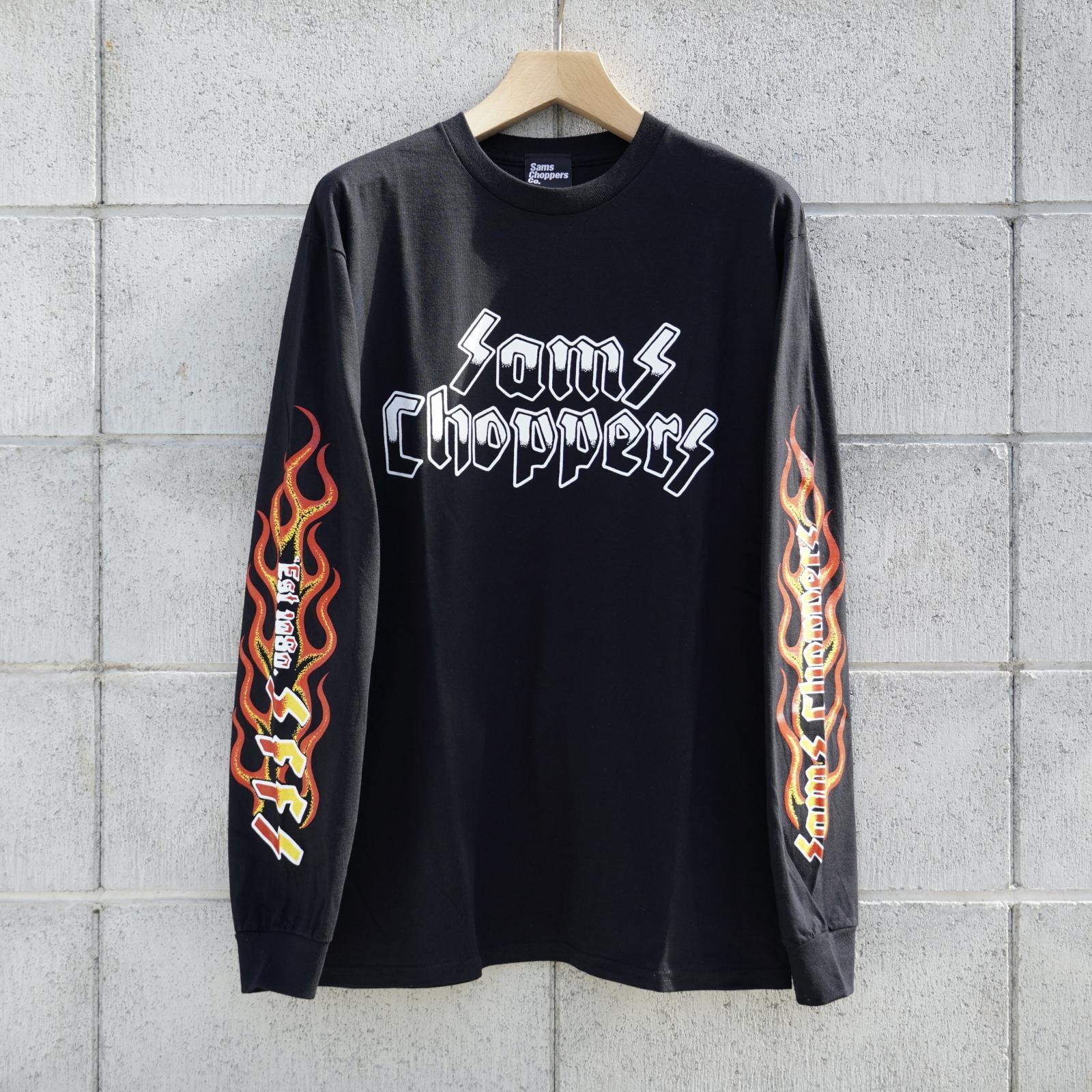 画像2: SAMS (サムズ) | SAMS FLAMES LONG SLEEVE TEE  (2)