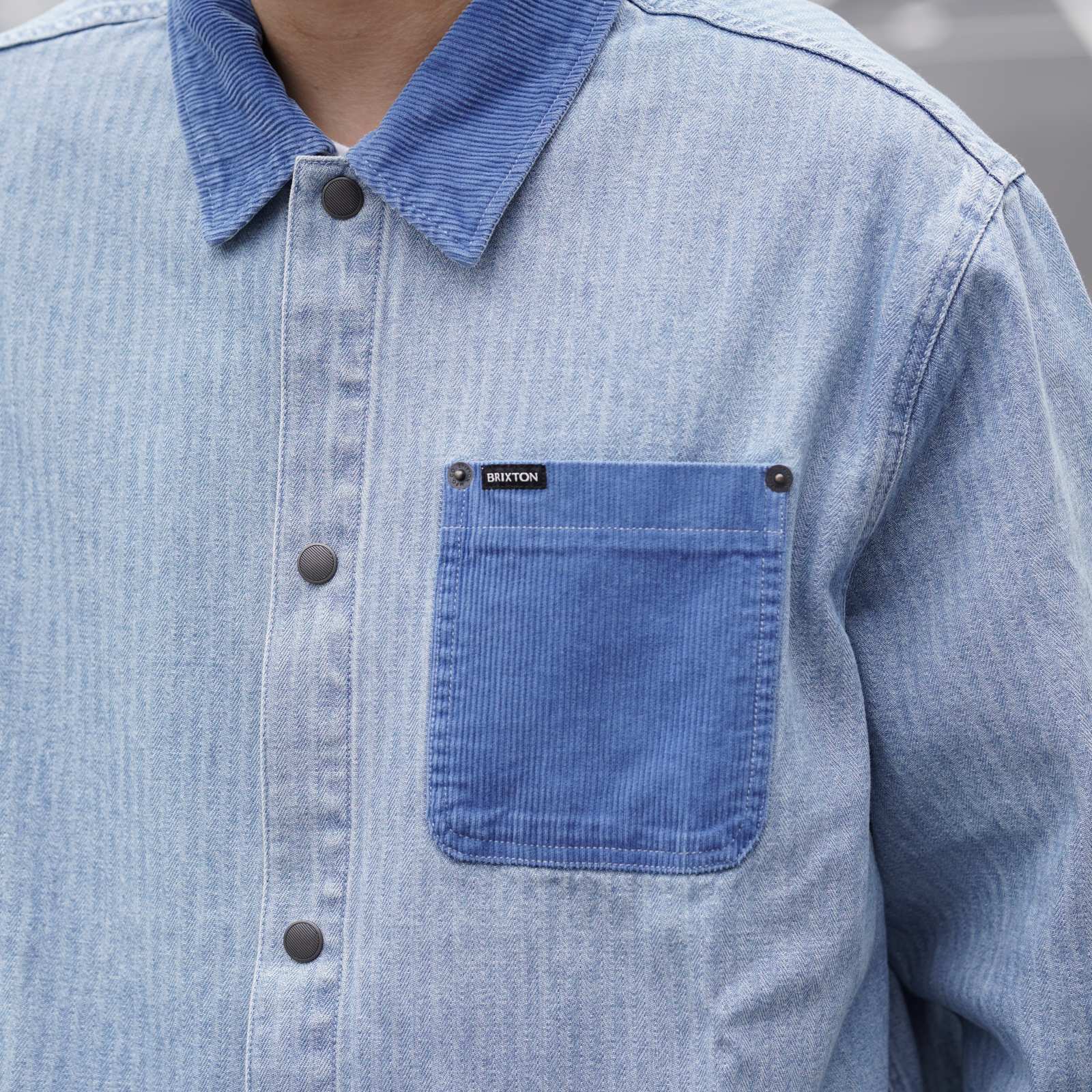 画像4: BRIXTON (ブリクストン) | HERRINGBONE LW CHORE COAT  (4)