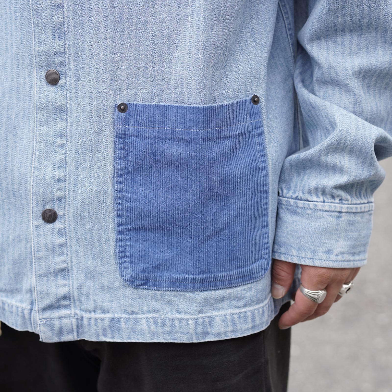 画像5: BRIXTON (ブリクストン) | HERRINGBONE LW CHORE COAT  (5)