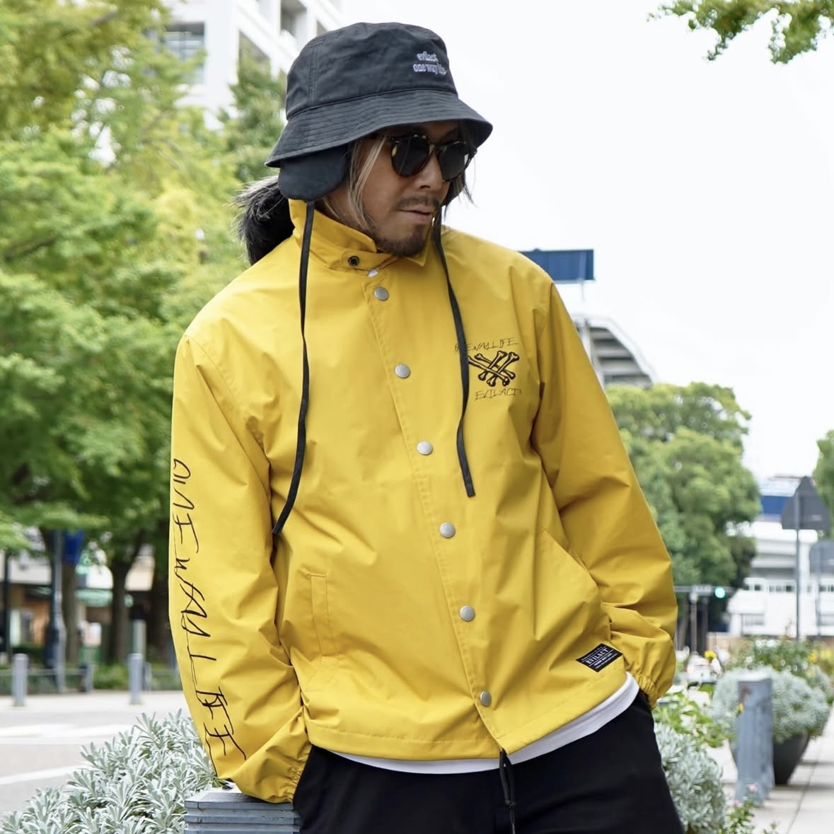 画像7: EVILACT (イーヴルアクト) | CROSS BONE WIND BREAKER  (7)