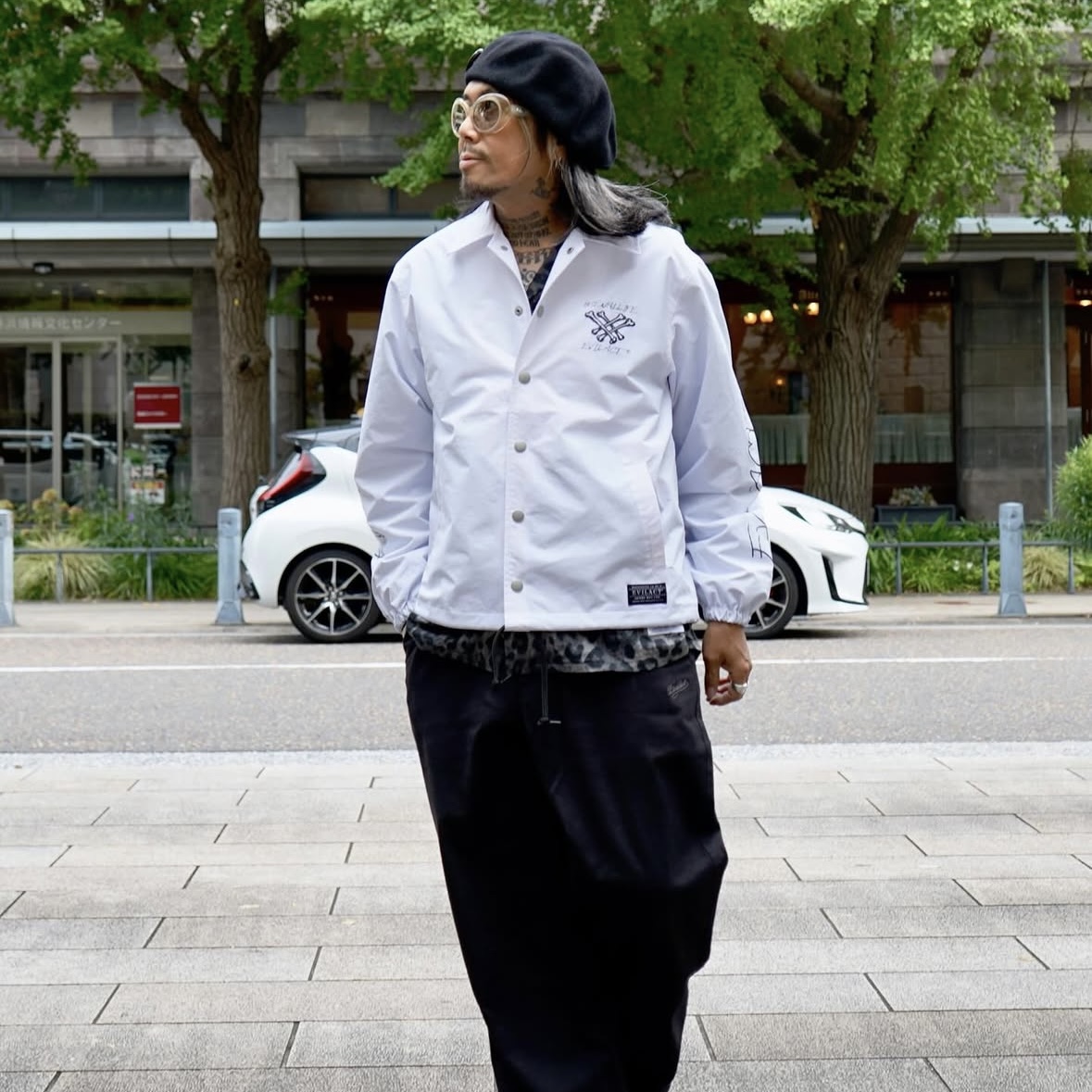 画像10: EVILACT (イーヴルアクト) | CROSS BONE WIND BREAKER  (10)