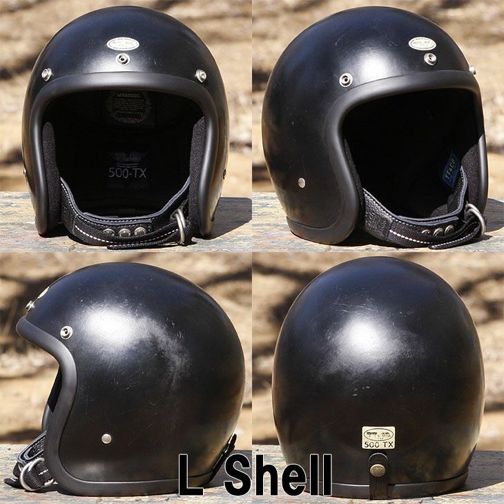 画像3: TT&CO. (ティーティーアンドカンパニー) | 500TX -DISTORTION BLACK- JET HELMET ヘルメット  (3)