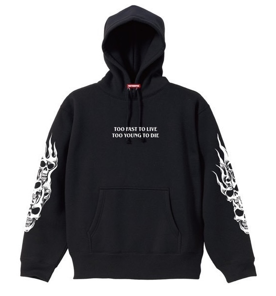 画像2: PANTYDROPPER | Hoodie 【Too FAST To Live Too YOUNG To DIE】 (2)