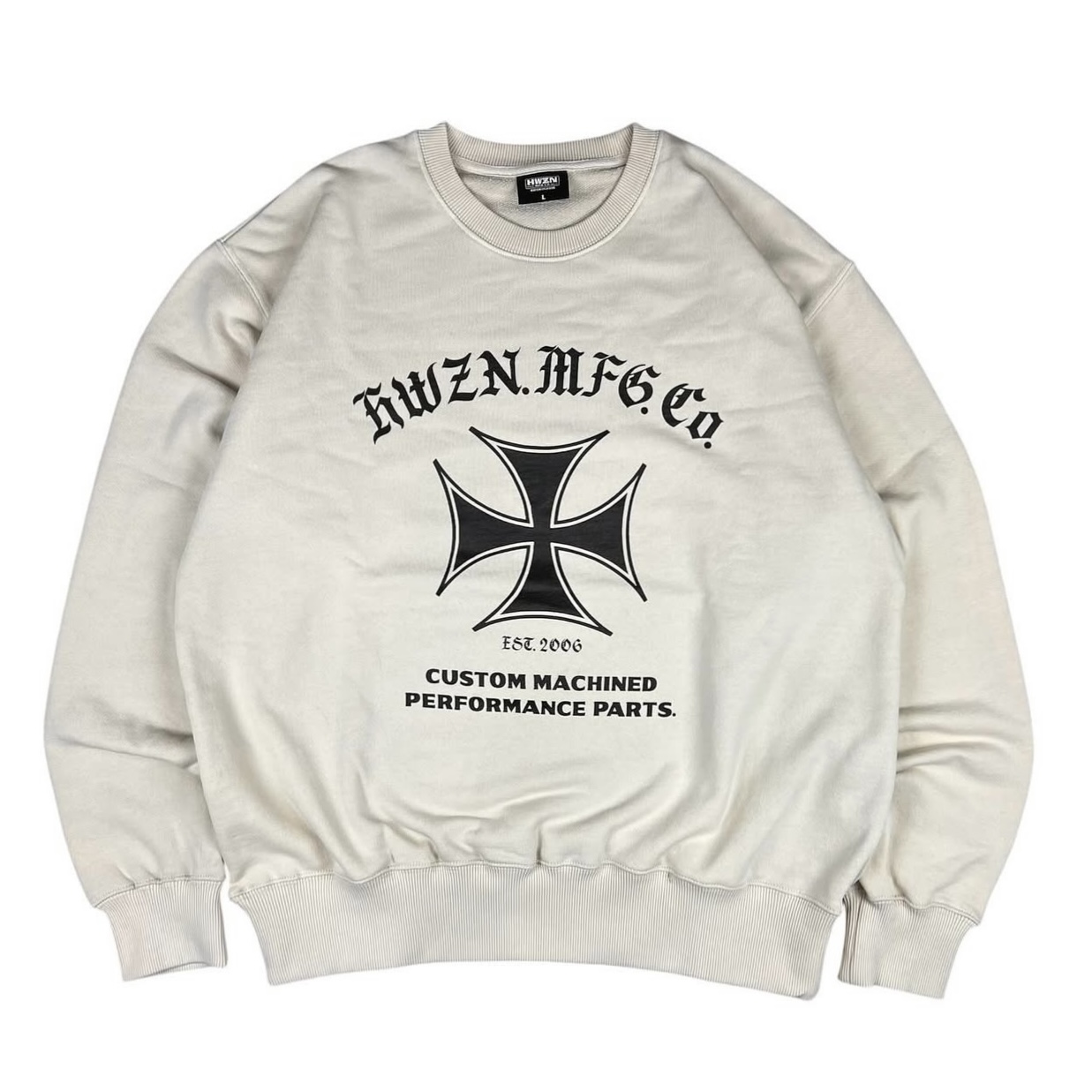 画像1: HWZN.MFG.CO. | IRONCROSS CREWNECK SWEAT  (1)
