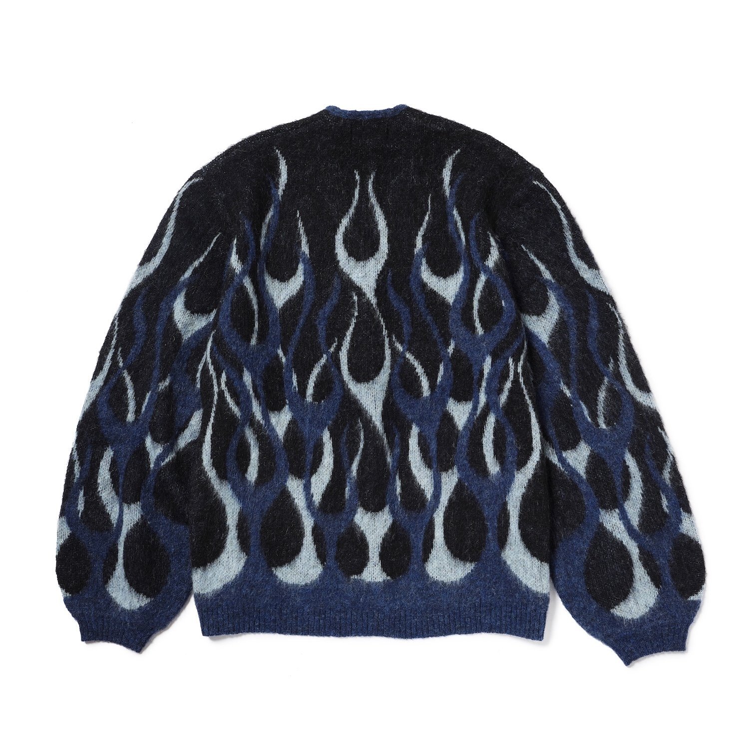 画像2: EVILACT (イーヴルアクト) | FLAMES MOHAIR CARDIGAN  (2)