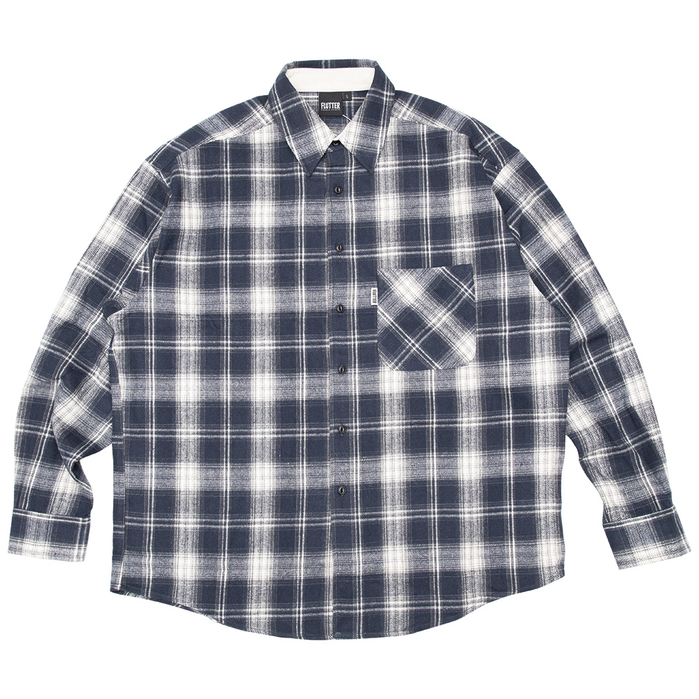 画像1: FLUTTER (フラッター) | Regular Collar Check Shirts  (1)