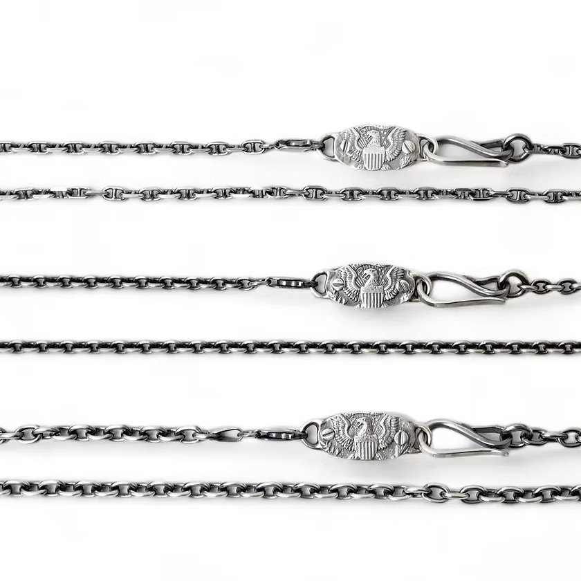 画像2: RAOING (ローイング) | Silver925 Chain【Custom】HD PLATE & HOOK  (2)