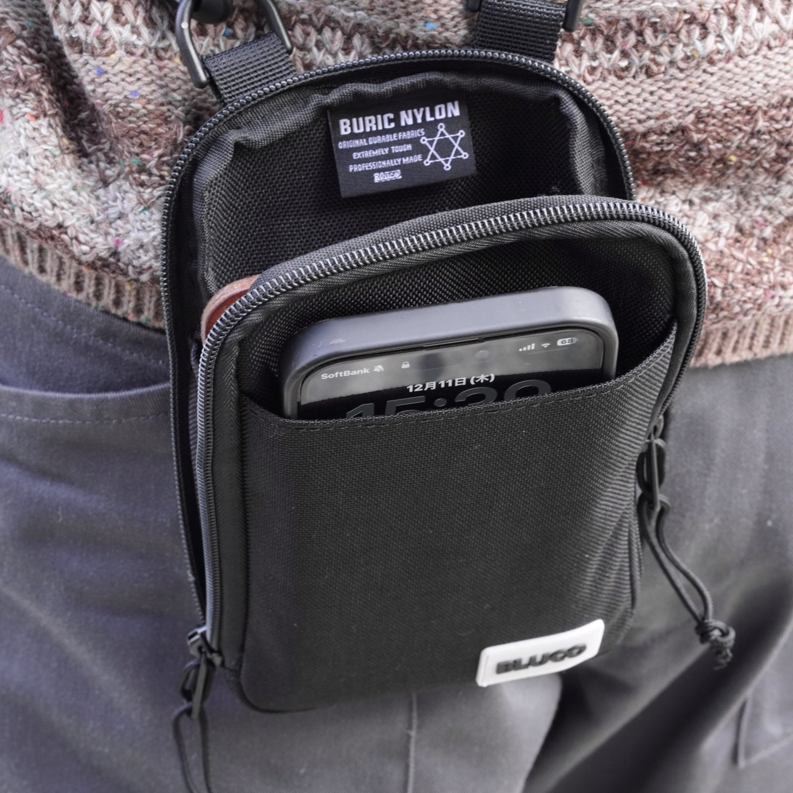 画像5: BLUCO (ブルコ) | BURIC NYLON MINI POUCH  (5)