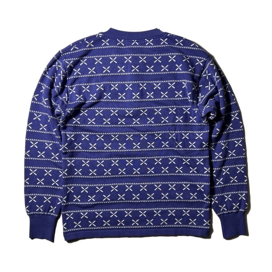 画像2: DAZZLESUGAR (ダズルシュガー) | Jacquard Henley L/S tee  (2)