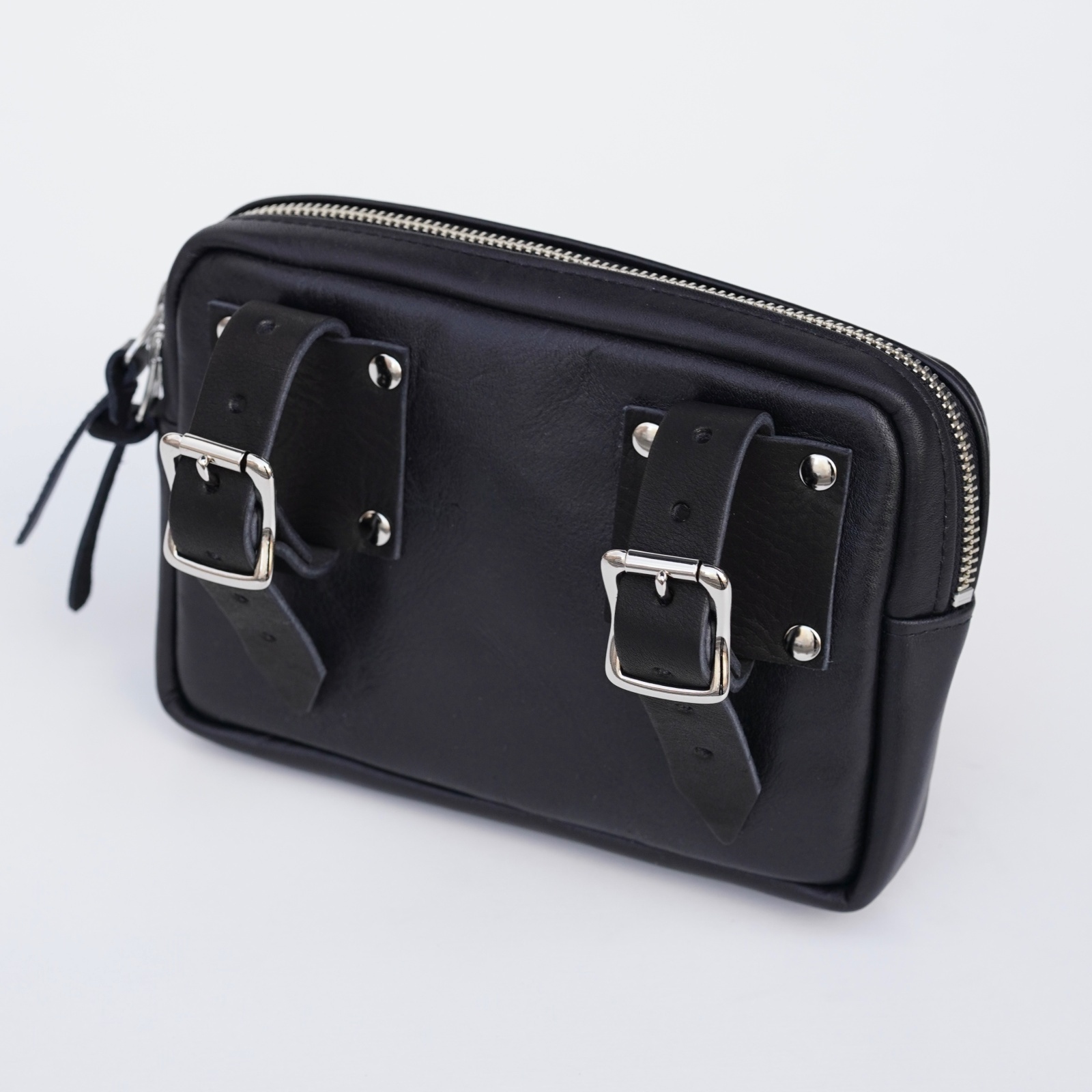 画像2: Hoodlum (フッドラム) | LEATHER BAR BAG  (2)