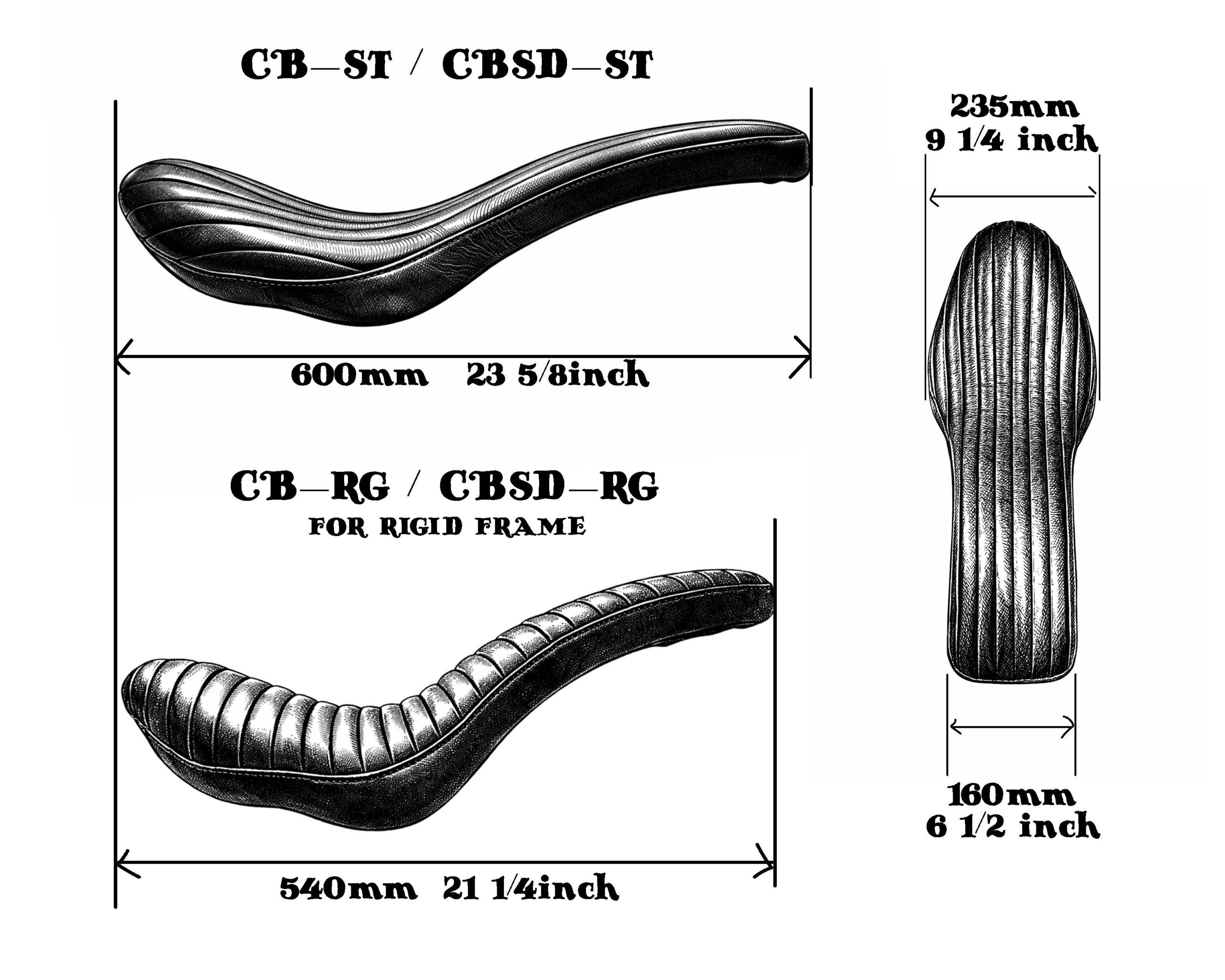 画像: HATES SEAT CO. | RIGID COBRA SIDE TUCK & ROLL 