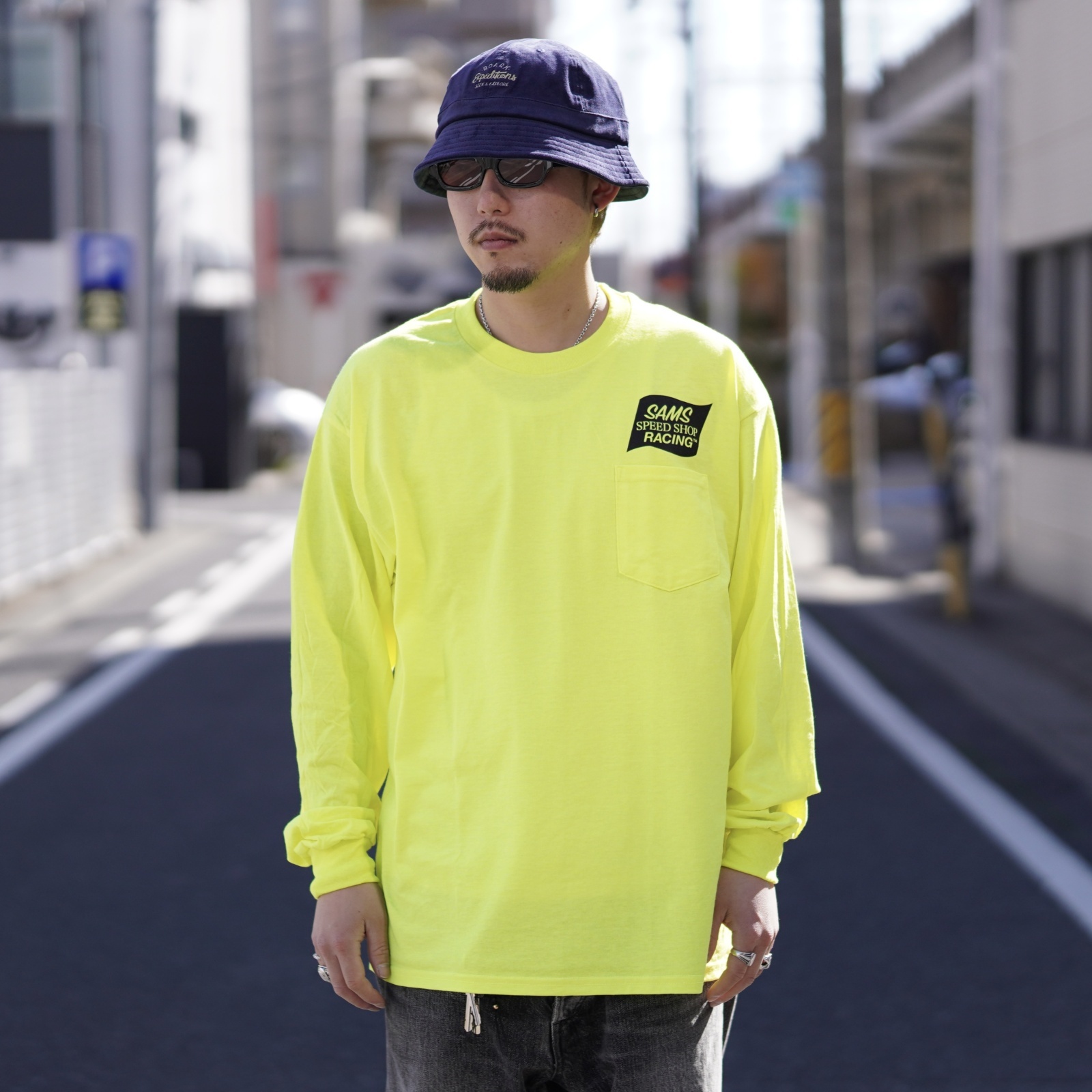 画像1: SAMS (サムズ) | SAMS POCKET LONG SLEEVE TEE  (1)