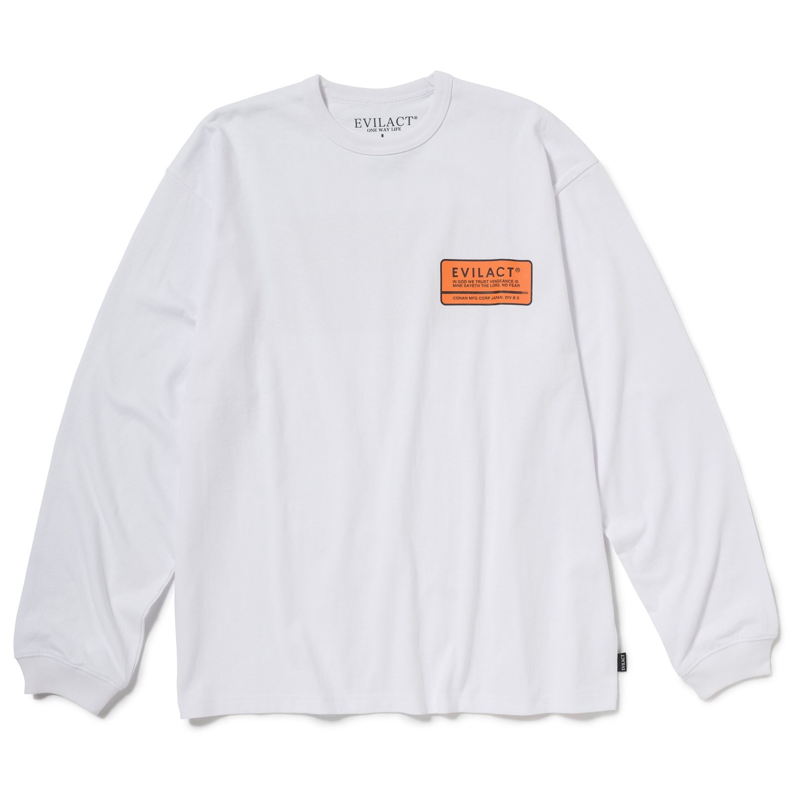 画像2: EVILACT (イーヴルアクト) | BOX LOGO LS  (2)