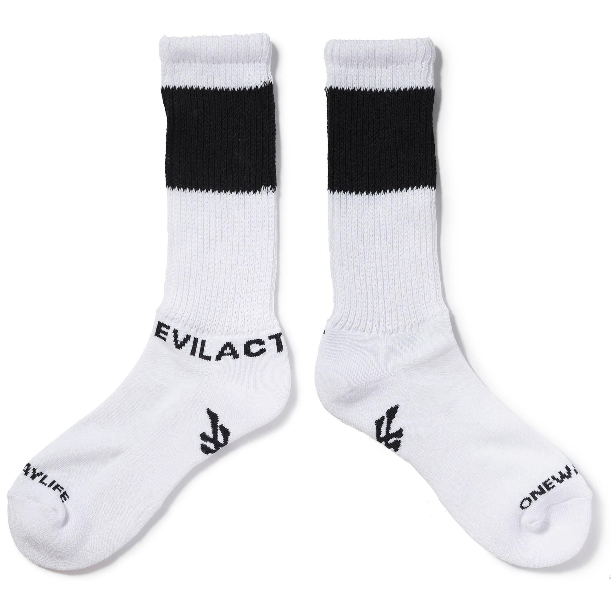 画像1: EVILACT (イーヴルアクト) | LINE LOOSE SOCKS  (1)