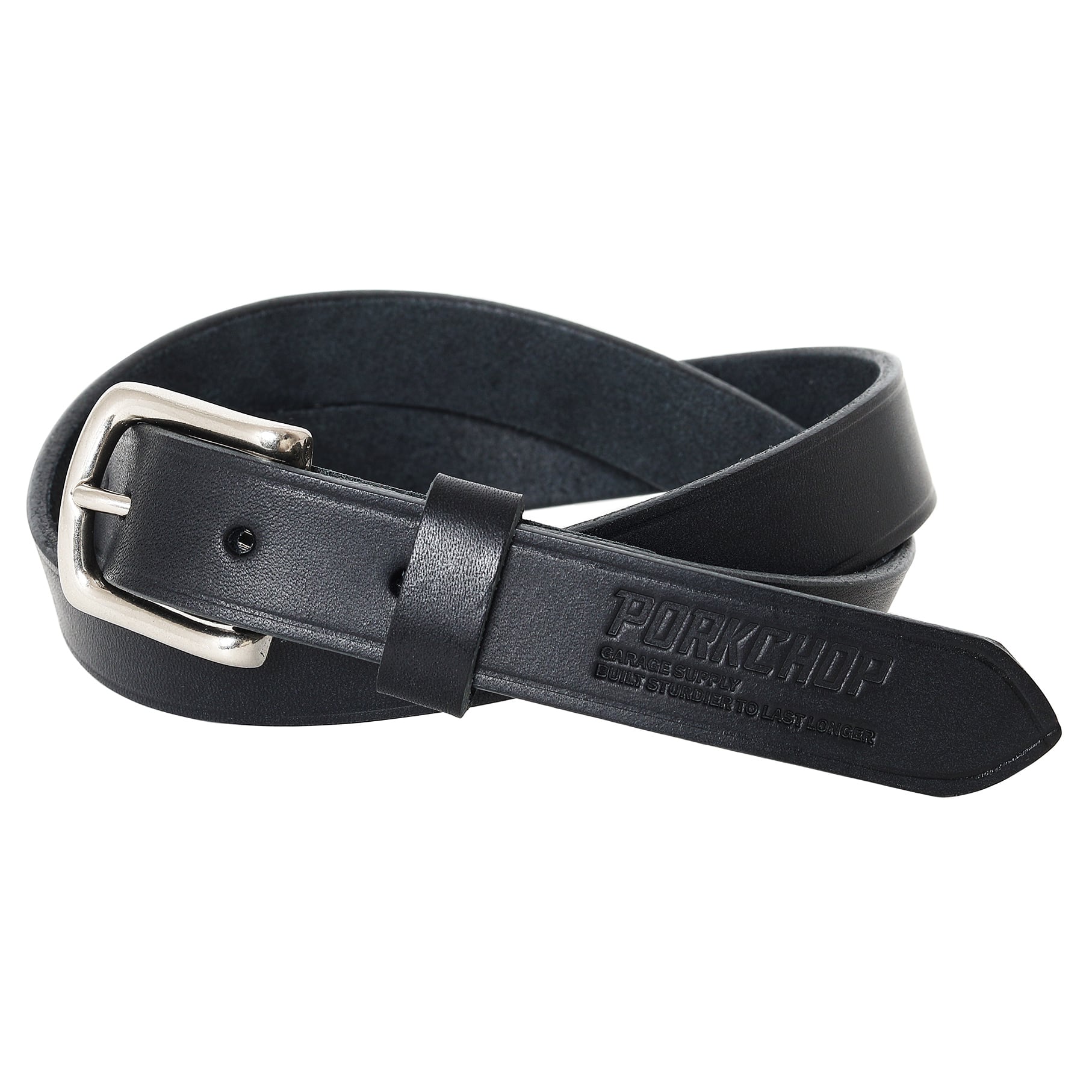 画像1: PORKCHOP GARAGE SUPPLY | LEATHER BELT 01  (1)
