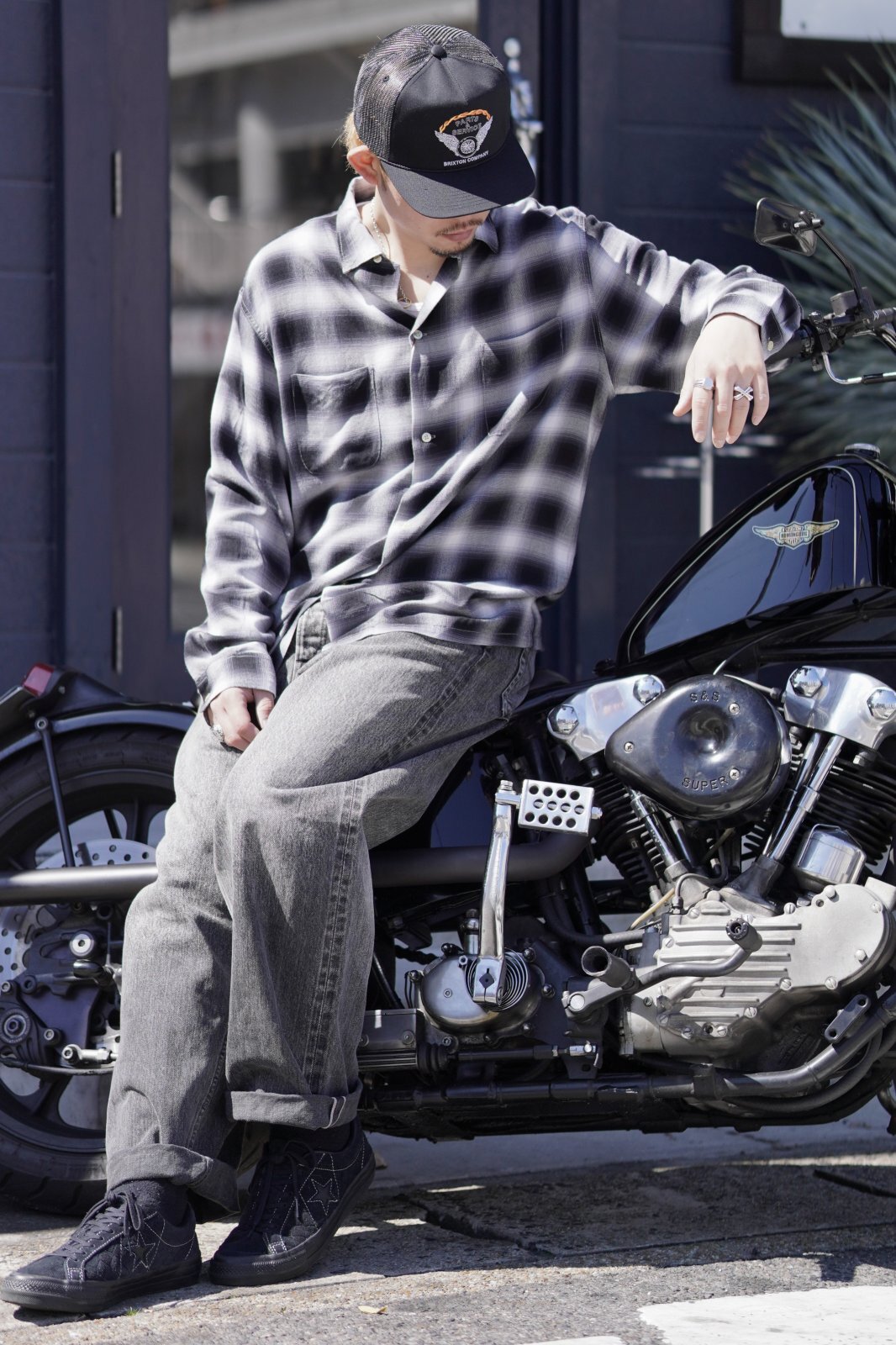 画像: TOWNCRAFT | 60S OMBRE LOOP COLLAR SHIRTS 