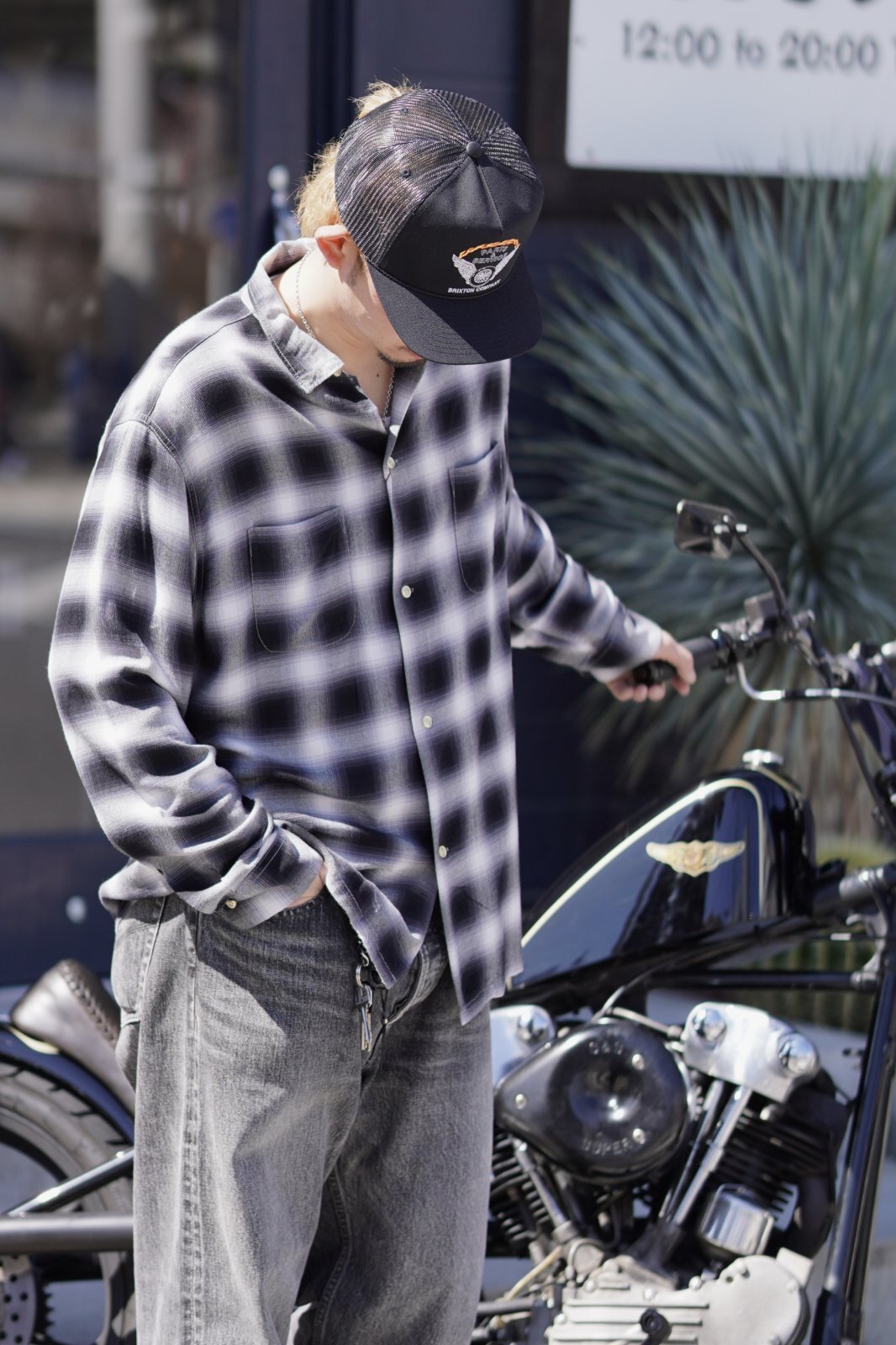 画像: TOWNCRAFT | 60S OMBRE LOOP COLLAR SHIRTS 