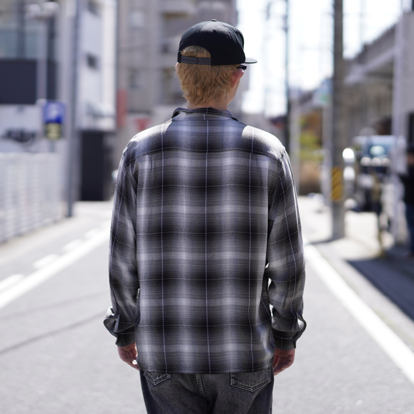 画像2: TOWNCRAFT | 60S OMBRE LOOP COLLAR SHIRTS  (2)